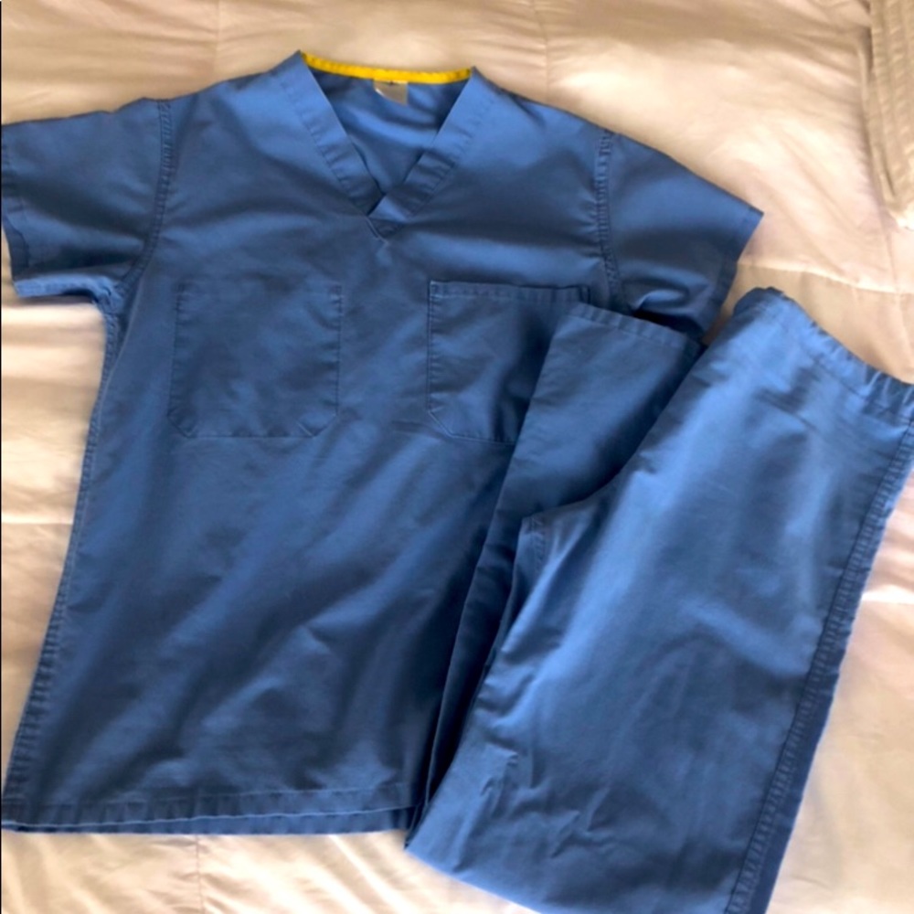 Women’s Blue Scrub Set Size XS